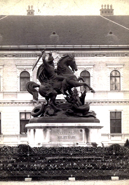 Kip Sv. Juraj u borbi sa zmajem premješten iz Jurjevca (Maksimira) na Akademički trg 1884. godine